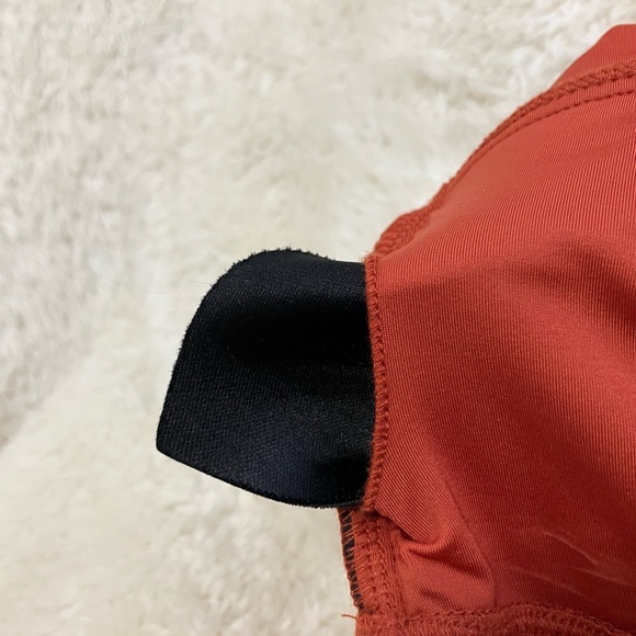 NWT BECCA Bandeau Bikini Top Orange Size Small - Picture 6 of 6